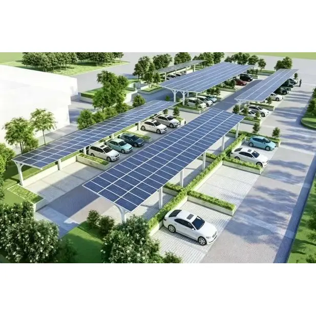 Hệ thống lắp đặt bãi đậu xe năng lượng mặt trời